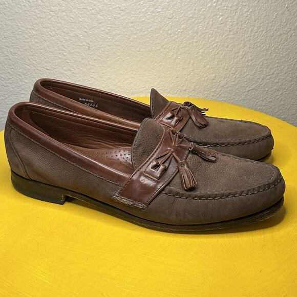 Allen Edmonds Chatham Tassel Loafers Men\'s Size 11 B Leather & Nubuck main image 14